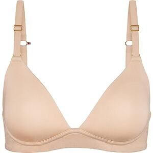 Lively All-Day Plunge Wireless Bra Toasted Almond Size 38DD Nude Lightly Padded‎